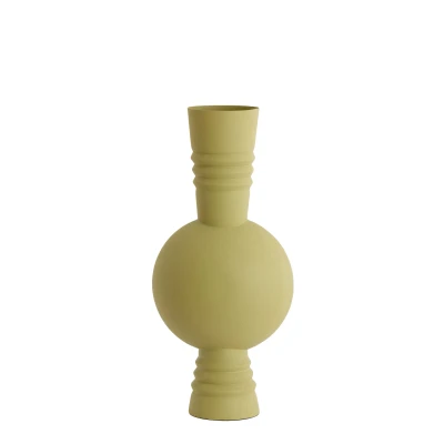 Afbeelding van Light &amp; Living Vaas KAVANSI Ø18x54.5cm Groen