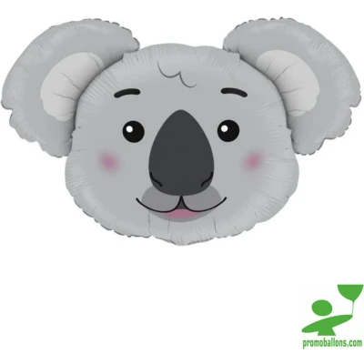 Afbeelding van Koalakop 94 cm (flat) folieballon van Grabo