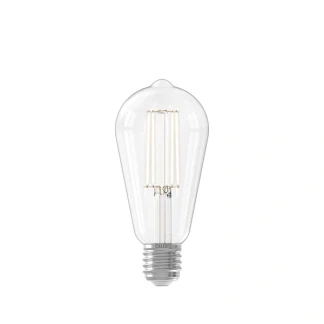 Afbeelding van Calex Rustic ST64 Clear Straight filament 220 240V 4.5W 470lm 2700K