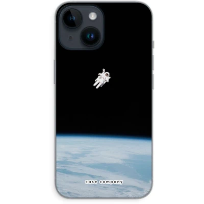 Afbeelding van Case Company® hoesje geschikt voor iPhone 14 Alone in Space Soft Cover Telefoonhoesje Bescherming aan alle Kanten en Schermrand