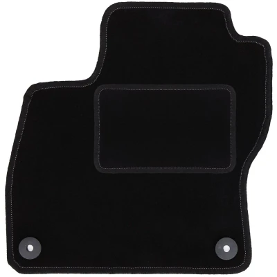 Afbeelding van Wielganizator Ford Focus MK3 hatchback, limousine, combi (2010 2018) velours vloermatten zwart