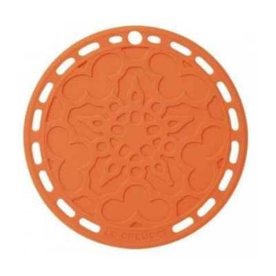 Afbeelding van Le Creuset Silicone Onderzetter In Oranjerood 20cm