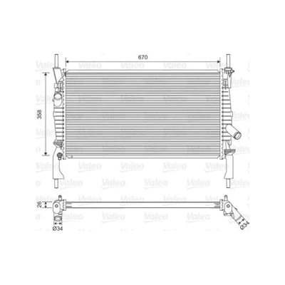 Afbeelding van Valeo Radiateur 701606