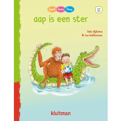 Afbeelding van Uitgeverij kluitman aap is een ster