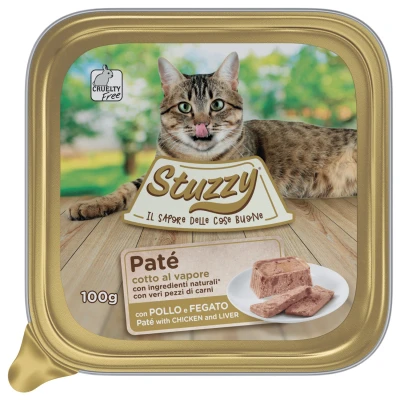 Afbeelding van Mister Stuzzy Cat Paté 100 g Kattenvoer Kip&amp;Lever