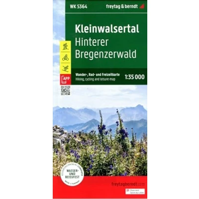 Afbeelding van Wander Rad Freizeitkarte Kleinwalsertal Hinterer Bregenzerwald