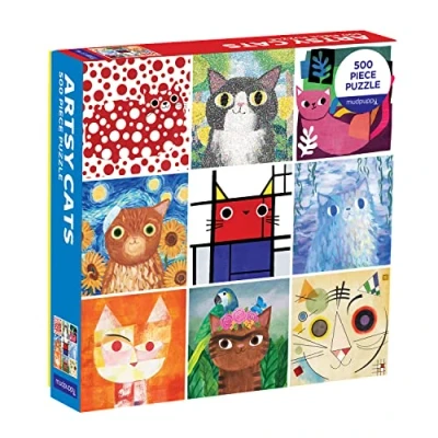 Afbeelding van Artsy Cats 500 Piece Family Puzzle