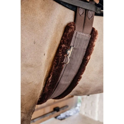 Afbeelding van Kentucky Veelzijdigheidssingel Sheepskin Bruin/Bruin 130cm