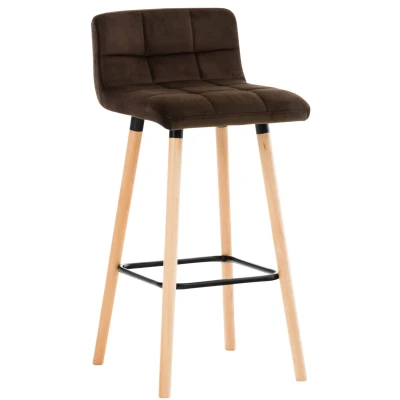 Afbeelding van Barkruk Sauvo Velvet, Bruin