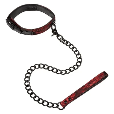Afbeelding van Scandal Halsband met riem GRATIS TOY bij iedere bestelling v.a. 40,