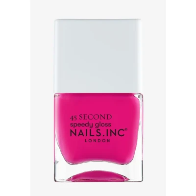 Afbeelding van Nails Inc POPPING TO PRIMRPSE HILL Quick Drying Nagellak Donkerroze Sneldrogend in 45 seconden Nagelversterking met hexanaal, calcium, magnesium Cruelty Free Manicure