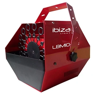 Afbeelding van Ibiza LBM10 RE bellenblaasmachine rood