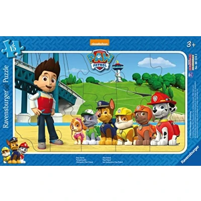 Image de Puzzle Cadre 15p Pat Patrouille calin
