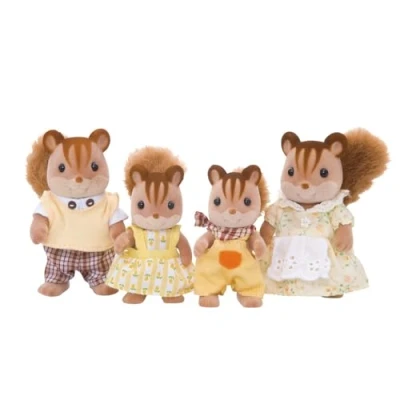 Image de 5 Figurines Famille Écureuil Roux Sylvanian Families
