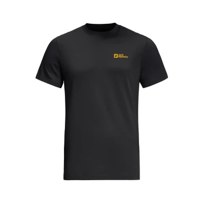 Afbeelding van Jack Wolfskin Essential T M Tshirt print, Heren, Maat: Medium, Black