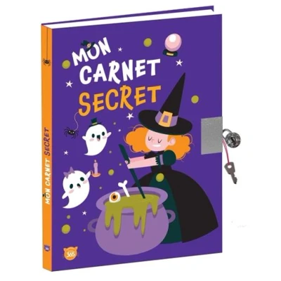 Image de Mon carnet secret Sorcières Journal intime avec cadenas à compléter