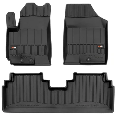 Afbeelding van M MOTOS Rubberen vloermatten voor Hyundai ix20, 2010 2019, verbeter je reiscomfort met zwarte 3D antislip automatten all weather auto&#039;s, bescherming tegen vuil, vuil en vochtigheid.