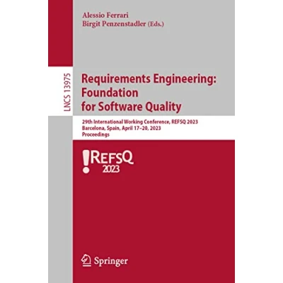 Afbeelding van Lecture Notes in Computer Science Requirements Engineering: Foundation for Software Quality