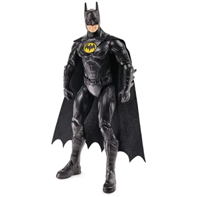 Afbeelding van DC Comics Spin Master, de flits Batman actiefiguur 30 cm officieel filmfiguur uit bioscoop, volledig mobiel voor spannende avonturen vanaf 3 jaar
