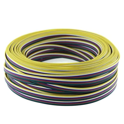 Afbeelding van Lint kabel 6 polig voor RGBW+CCT LED Strip / Band; Verlenging RGBW CCT strip; 50 meter