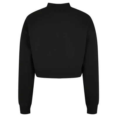 Afbeelding van Urban Classics Oversized HIGH NECK CREW Sweater, Dames, Maat: Large, Black