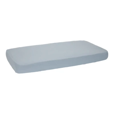 Afbeelding van Little Dutch Hoeslaken Wieg Pure Denim Blue