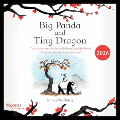 Afbeelding van Big Panda and Tiny Dragon 2026 Wall Calendar