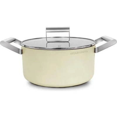 Afbeelding van Soeppan ARTHUR MARTIN AM0063 20 cm met deksel Gesmeed aluminium Alle warmtebronnen inclusief inductie + oven