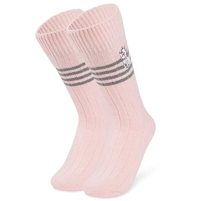 Afbeelding van Disney Antislipsokken voor dames, pantoffelsokken fantasie, Stitch, Minnie Iejoor, één maat, Roze Marie