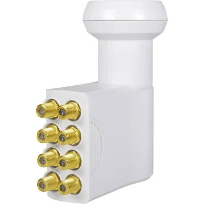 Afbeelding van MegaSat HD Profi Octo LNB Aantal gebruikers: 8 Feed opname: 40 mm vergulden aansluiting, Weerbestendig Wit