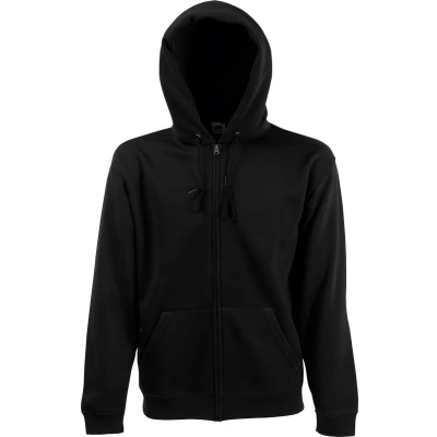 Afbeelding van Fruit Of The Loom Heren Sweatshirt Met Capuchon (Zwart)