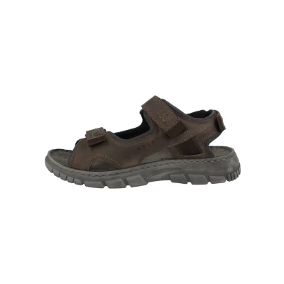 Afbeelding van Josef Seibel Brendan Outdoorsandalen, Heren, Maat: 41, Brown combi te Leer en textiel