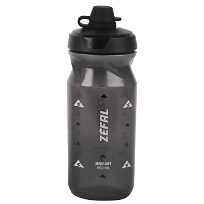 Afbeelding van Zefal Sense Soft 65 Drinkfles, 650 ml, Rookzwart
