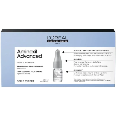 Afbeelding van L&#039;Oréal Aminexil Advanced Anti Hair Loss Activator Programma 10x6ml Haibu by Kapperskorting.com