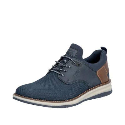 Afbeelding van Rieker 14750 mocassinheren, Blauw