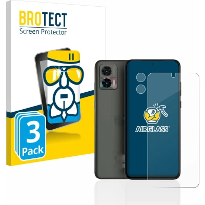 Afbeelding van BROTECT Screenprotector voor Motorola Edge 30 Neo (Voor+Camera) Folie Beschermfolie Beschermglas transparant (3 Stuks)
