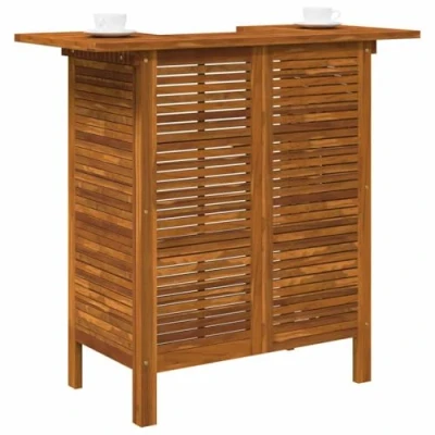 Afbeelding van vidaXL Bartafel 110 x 50 105 cm Massief acaciahout