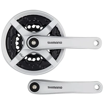 Afbeelding van Crankstel 6/7/8 speed Shimano Tourney FC TY501 met 170mm crankarm 42 x 34 24T kettingscherm...