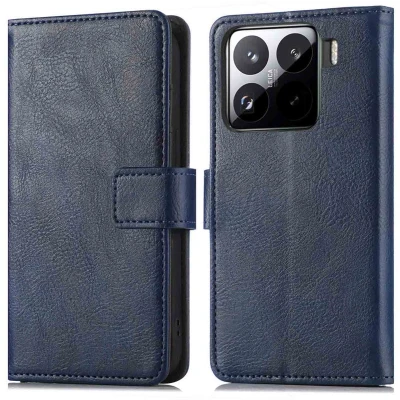 Afbeelding van imoshion Hoesje Geschikt voor Xiaomi 15 Luxe Bookcase Donkerblauw