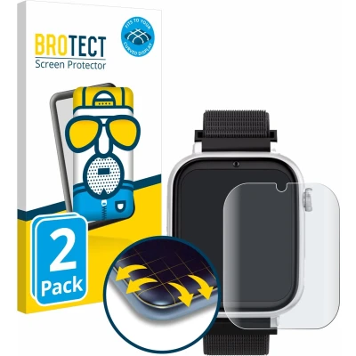 Afbeelding van BROTECT Volledige bedekking Matte Scherm Beschermer, Smartwatch beschermfolie, Grijs