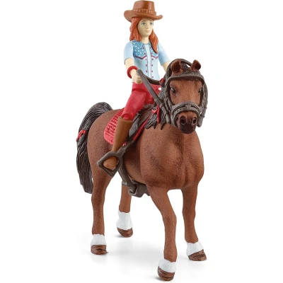 Afbeelding van Schleich Playset Horse Club Hannah &amp; Cayenne Multikleur
