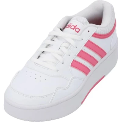 Afbeelding van adidas Originals IG6114 Hoops 3 0 Sneakers laag, Dames, Maat: 39, White pink fusion Kunststof