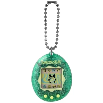 Afbeelding van Bandai Tamagotchi Original Color Collection Green virtueel elektronisch dier interactief speelgoed in het Italiaans groen voor kinderen vanaf 8 jaar 46010