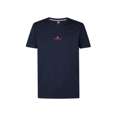 Afbeelding van Petrol Industries Heren Logo T shirt Surfside Blauw Maat M