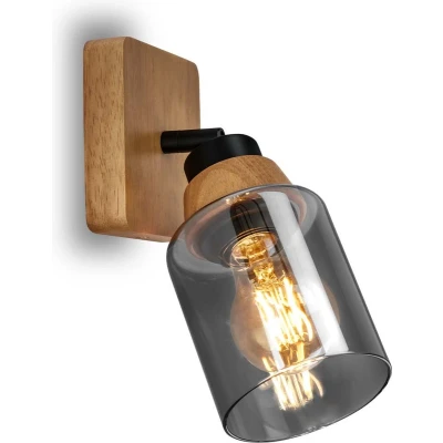 Afbeelding van BRILONER ROYK Leeslamp, Wandlamp Binnen, Lamp, Draaibaar, Woonkamerlamp, Zwart