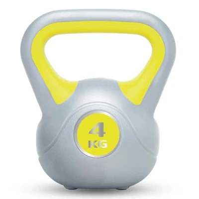 Afbeelding van Urban Fitness Vinyl Kettlebell Geel 4kg