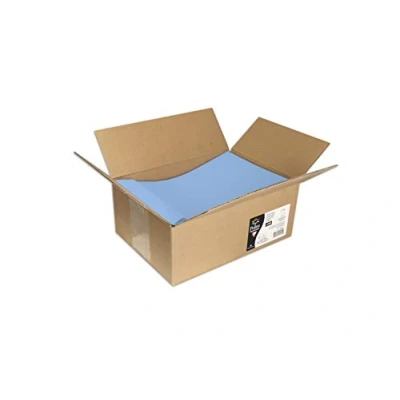 Afbeelding van Clairefontaine 7069C karton met 200 zelfklevende hoezen formaat 22,9 x 32,4 cm 120 g kleur: lavendelblauw uitnodiging en komt overeen pollen serie premium papier glad