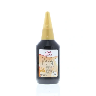 Afbeelding van Wella Color Fresh 75 ml 6/0 Donkerblond