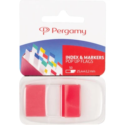 Afbeelding van Pergamy Index Ft 43 X 25 Mm, Rood