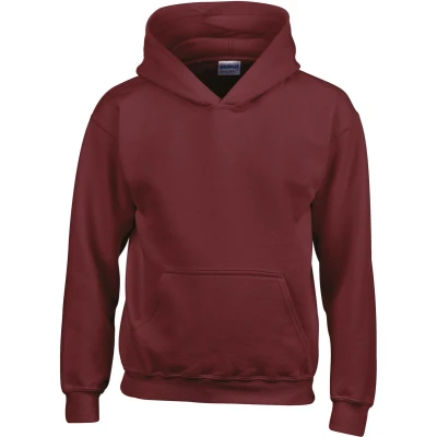 Afbeelding van Gildan Heavy Blend Classic Fit Youth Hooded Sweatshirt GI18500B Maroon